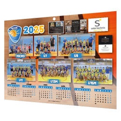 Calendrier A3 ● cartonné ● recto|verso