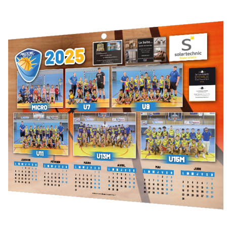 Calendrier A3 ● cartonné ● recto|verso