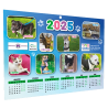 Calendrier A4 ● cartonné ● recto|verso