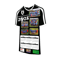 Calendrier forme maillot ●...