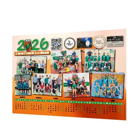 Calendrier A4 ● cartonné ● recto|verso